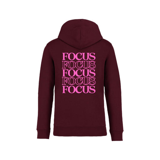 FAEROS premium hoodie focus rood/roze